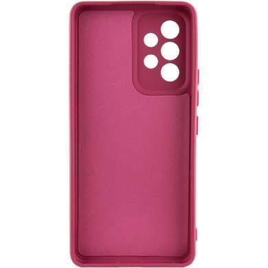 Чехол TPU GETMAN Liquid Silk Full Camera для Samsung Galaxy A52 4G / A52 5G / A52s Бордовый / Marsala