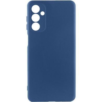 Чехол TPU GETMAN Liquid Silk Full Camera для Samsung Galaxy M23 5G Синий / Navy Blue