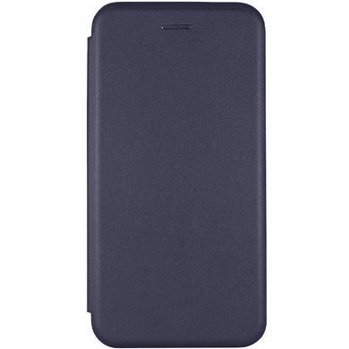 Кожаный чехол-книжка Classy для Xiaomi Redmi Note 10 / Note 10s / Poco M5s Темно-синий