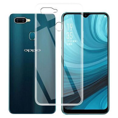 TPU чехол Epic Transparent 1,5mm для Oppo A5s / Oppo A12 / A7 Бесцветный (прозрачный)