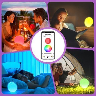 Настільний світильник SAL-010B Bluetooth USB interface with app White