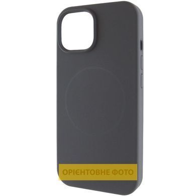 Чехол Silk Full Protective (AA) NO LOGO with Magnetic Fit для Apple iPhone 17 (6.3") Серый / Dark Gray