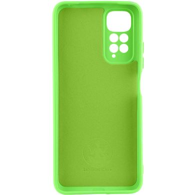 Чехол Silicone Cover Lakshmi Full Camera (A) для Xiaomi Redmi Note 11 (Global) / Note 11S Салатовый / Neon Green