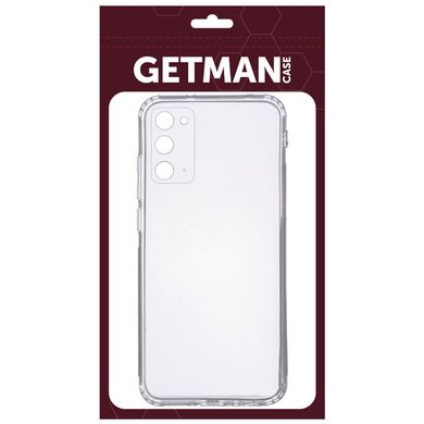 TPU чехол GETMAN Clear 1,0 mm для Samsung Galaxy Note 20 Бесцветный (прозрачный)
