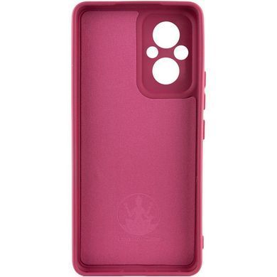 Чехол Silicone Cover Ummi Lakshmi Full Camera (AA) для Xiaomi Poco M5 Бордовый / Marsala