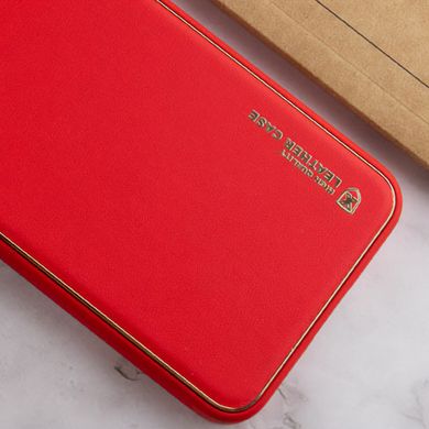 Кожаный чехол Xshield для Xiaomi Redmi 13C / Poco C65 Красный / Red