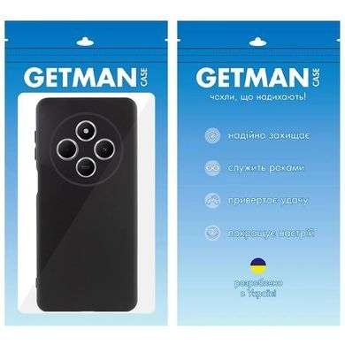 Чохол TPU GETMAN Liquid Silk Full Camera для Xiaomi Redmi 14C / Poco C75 Чорний / Black