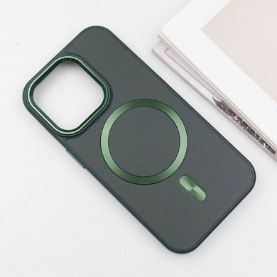 Шкіряний чохол SnapCase with Magnetic Fit для Apple iPhone 15 Pro Max (6.7") Green