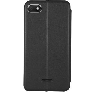 Кожаный чехол-книжка Classy для Xiaomi Redmi 6A Черный