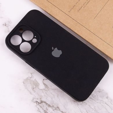 Чохол Silicone Case Full Camera Protective (AA) для Apple iPhone 15 Pro Max (6.7") Чорний / Black