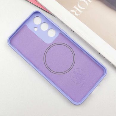 Чохол Silicone Cover Lakshmi Full Camera (AA) with Magnetic Fit для Samsung Galaxy S25+ Бузковий / Dasheen
