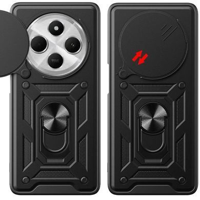 Чохол Ummi Camshield Serge Ring для Xiaomi Redmi 14C / A4 / Poco C75 / M7 Чорний