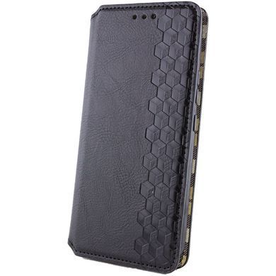 Кожаный чехол-книжка GETMAN Cubic (PU) для Xiaomi 14T Черный