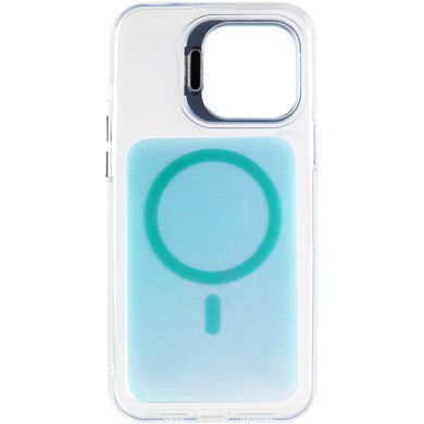 Чехол TPU+PC Jewel Sparkle with Magnetic Fit для Apple iPhone 15 Pro (6.1") Aqua Blue