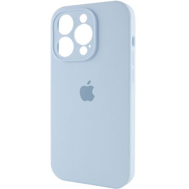 Чохол Silicone Case Full Camera Protective (AA) для Apple iPhone 14 Pro (6.1") Блакитний / Sweet Blue