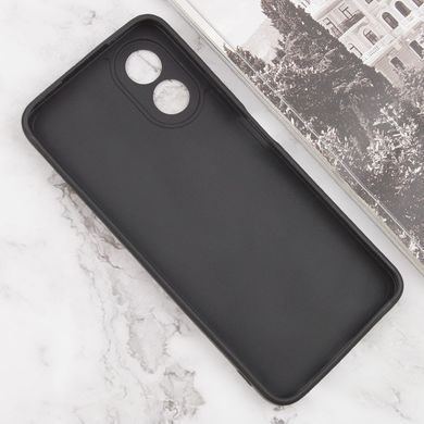Силиконовый чехол Candy Full Camera для Oppo A58 4G Черный / Black