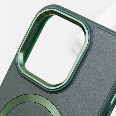 Шкіряний чохол SnapCase with Magnetic Fit для Apple iPhone 15 Pro Max (6.7") Green