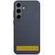 Кожаный чехол Leather Case (AAA) для Samsung Galaxy S25 Edge Midnight Blue