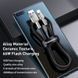 Дата кабель Baseus Cafule Metal USB to Type-C 66W (1m) (CAKF00010) Black фото 5