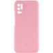 Чехол Silicone Cover Full Camera (AAA) для Xiaomi Redmi Note 10 5G / Poco M3 Pro Розовый / Pink фото 1