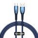 Дата кабель Baseus Glimmer Series Fast Charging Data Cable USB to Type-C 100W 1m (CADH00040) Blue фото 1