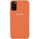 Чохол Silicone Cover Full Protective (AA) для Samsung Galaxy A41 Помаранчевий / Apricot