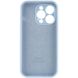 Чохол Silicone Case Full Camera Protective (AA) для Apple iPhone 14 Pro (6.1") Блакитний / Sweet Blue фото 4