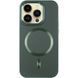 Шкіряний чохол SnapCase with Magnetic Fit для Apple iPhone 15 Pro Max (6.7") Green фото 2