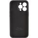 Чохол Silicone Case Full Camera Protective (AA) для Apple iPhone 15 Pro Max (6.7") Чорний / Black фото 2