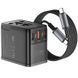 Мережевий універсальний перехідник WIWU UA013 20W GaN + 1USB-A/2C with retractable cable Type-C Black фото 3