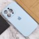 Чохол Silicone Case Full Camera Protective (AA) для Apple iPhone 14 Pro (6.1") Блакитний / Sweet Blue фото 5