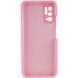 Чехол Silicone Cover Full Camera (AAA) для Xiaomi Redmi Note 10 5G / Poco M3 Pro Розовый / Pink фото 3