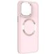 TPU чехол Bonbon Metal Style with MagSafe для Apple iPhone 15 (6.1") Розовый / Light Pink фото 1