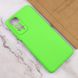 Чехол Silicone Cover Lakshmi Full Camera (A) для Xiaomi Redmi Note 11 (Global) / Note 11S Салатовый / Neon Green фото 3