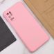 Чехол Silicone Cover Full Camera (AAA) для Xiaomi Redmi Note 10 5G / Poco M3 Pro Розовый / Pink фото 4