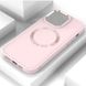 TPU чехол Bonbon Metal Style with MagSafe для Apple iPhone 15 (6.1") Розовый / Light Pink фото 2