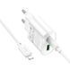 СЗУ Hoco C109A Fighter PD20W (1USB-C) + кабель Type-C to Lightning White фото 4