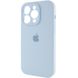 Чохол Silicone Case Full Camera Protective (AA) для Apple iPhone 14 Pro (6.1") Блакитний / Sweet Blue фото 3