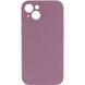Чехол Silicone Case Full Camera Protective (AA) NO LOGO для Apple iPhone 15 (6.1") Лиловый / Lilac Pride