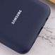 Чохол Silicone Cover Full Protective (AA) для Samsung Galaxy A02s Темно-синій / Midnight blue фото 5