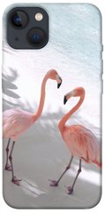 Чохол itsPrint Flamingos для Apple iPhone 13 (6.1")