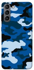 Чохол itsPrint Синій камуфляж 3 для Samsung Galaxy S21