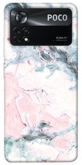 Чехол itsPrint Розово-голубой мрамор для Xiaomi Poco X4 Pro 5G