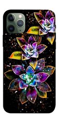 Чехол itsPrint Flowers on black для Apple iPhone 11 Pro (5.8")