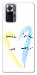 Чехол itsPrint Make love not war для Xiaomi Redmi Note 10 Pro Max