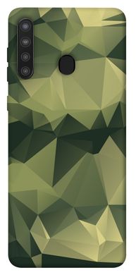 Чехол itsPrint Треугольный камуфляж 2 для Samsung Galaxy A21
