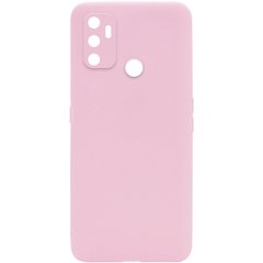 Силиконовый чехол Candy Full Camera для Oppo A53 / A32 / A33 Розовый / Pink Sand