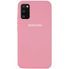 Чохол Silicone Cover Full Protective (AA) для Samsung Galaxy A41 Рожевий / Pink