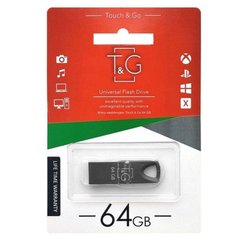 Флеш-драйв USB Flash Drive T&G 117 Metal Series 64GB Чорний
