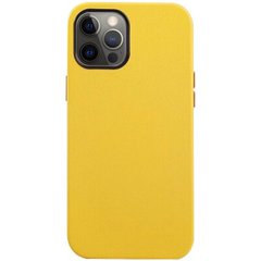 Шкіряний чохол K-Doo Noble Collection для Apple iPhone 12 Pro Max (6.7") Жовтий